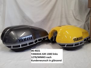 Yamaha XJR1300 nach Kundenwunsch in 1278/MNM3 glänzend RH-Lacke Lackiererei Motorradlackierung