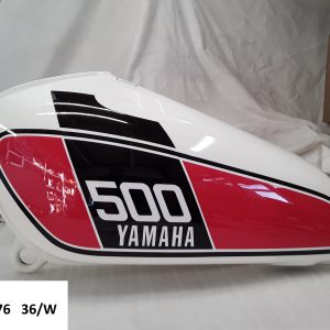 YAMAHA XT 500 Bj. 76 36 W clean white RH-Lacke Lackiererei Motorradlackierung